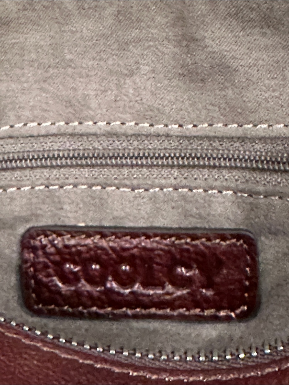 Coolcy Genuine Leather Coffee Brown Crossbody Bag w/ 2 Straps - Picture 8 of 16
